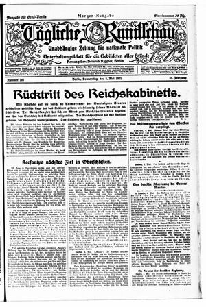 Tägliche Rundschau on May 5, 1921
