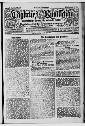 Tägliche Rundschau on May 8, 1921