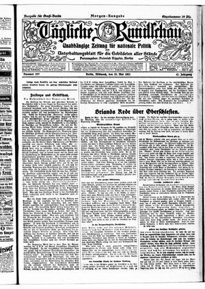 Tägliche Rundschau on May 25, 1921