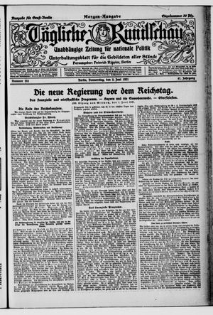 Tägliche Rundschau on Jun 2, 1921