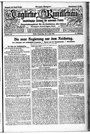 Tägliche Rundschau vom 02.06.1921
