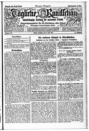 Tägliche Rundschau on Jun 5, 1921