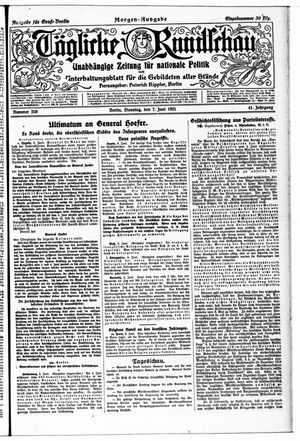 Tägliche Rundschau on Jun 7, 1921