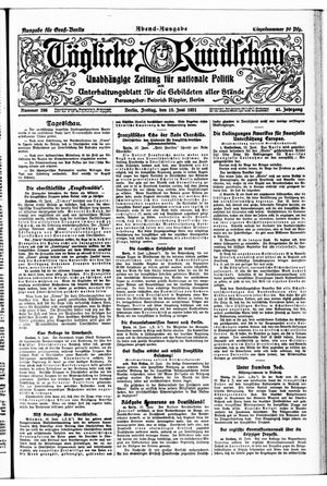 Tägliche Rundschau on Jun 10, 1921