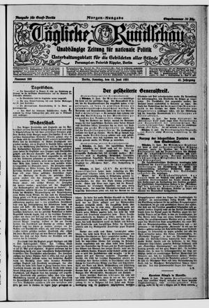 Tägliche Rundschau on Jun 12, 1921