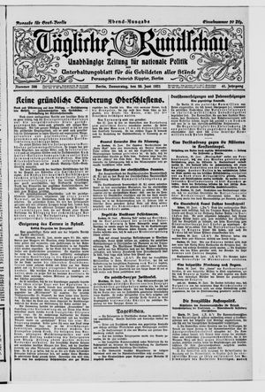 Tägliche Rundschau vom 30.06.1921