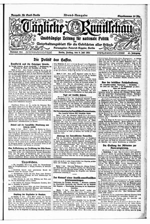 Tägliche Rundschau vom 08.07.1921