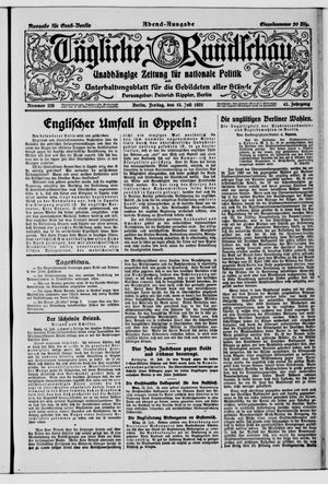 Tägliche Rundschau vom 15.07.1921