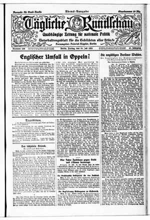 Tägliche Rundschau vom 15.07.1921