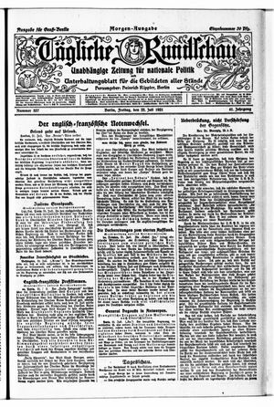Tägliche Rundschau vom 22.07.1921