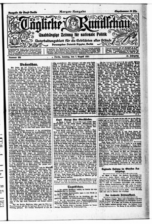 Tägliche Rundschau vom 07.08.1921