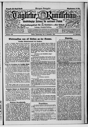 Tägliche Rundschau vom 03.11.1921