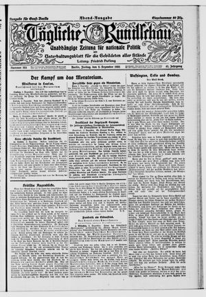 Tägliche Rundschau vom 02.12.1921