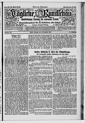 Tägliche Rundschau vom 18.12.1921