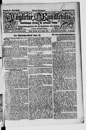 Tägliche Rundschau vom 02.01.1922