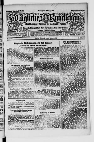 Tägliche Rundschau vom 04.01.1922