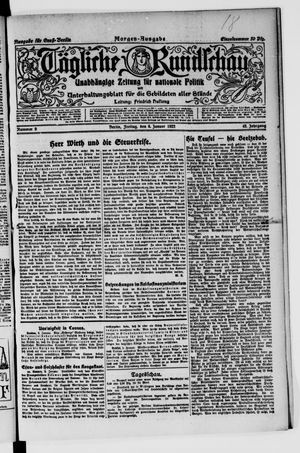 Tägliche Rundschau vom 06.01.1922