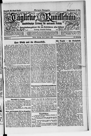 Tägliche Rundschau vom 06.01.1922