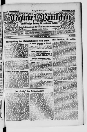 Tägliche Rundschau vom 10.01.1922