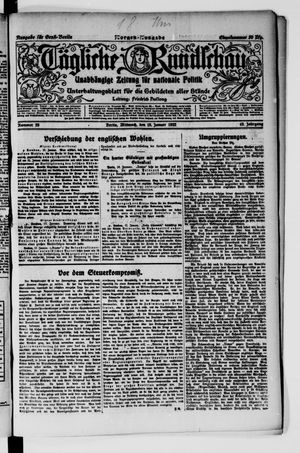 Tägliche Rundschau vom 18.01.1922