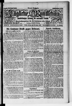 Tägliche Rundschau vom 20.01.1922