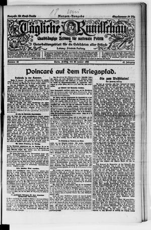 Tägliche Rundschau vom 20.01.1922