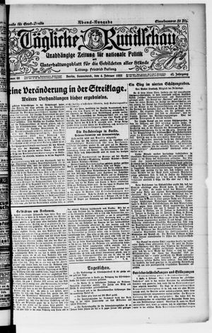 Tägliche Rundschau vom 04.02.1922