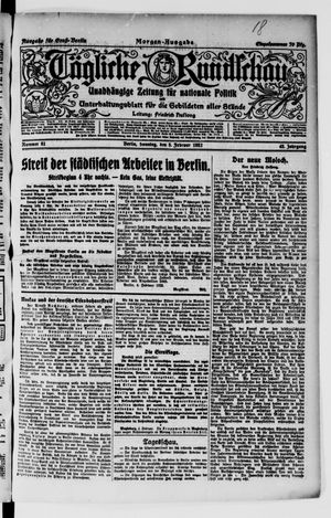 Tägliche Rundschau on Feb 5, 1922