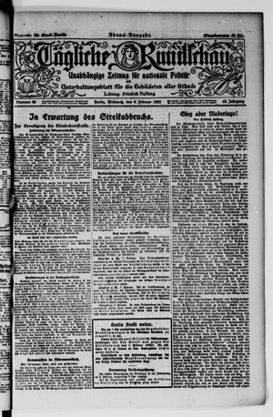 Tägliche Rundschau vom 08.02.1922