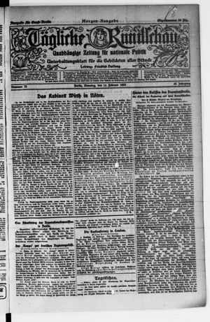 Tägliche Rundschau vom 14.02.1922