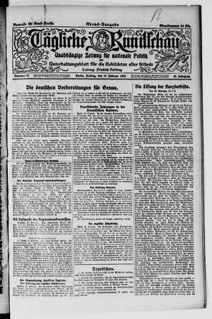 Tägliche Rundschau vom 17.02.1922