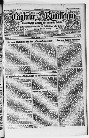 Tägliche Rundschau vom 17.02.1922