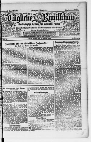 Tägliche Rundschau vom 24.02.1922