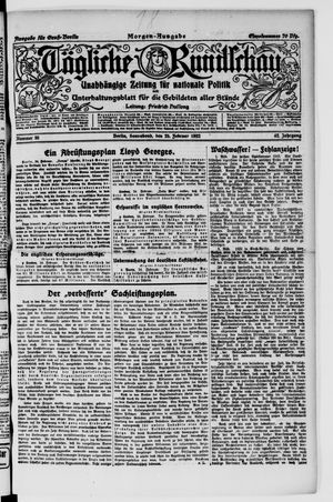 Tägliche Rundschau on Feb 25, 1922