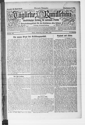 Tägliche Rundschau vom 02.03.1922