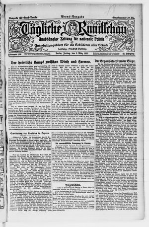 Tägliche Rundschau vom 03.03.1922