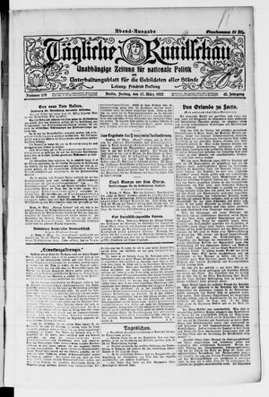 Tägliche Rundschau vom 17.03.1922