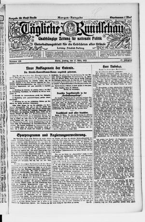 Tägliche Rundschau vom 17.03.1922