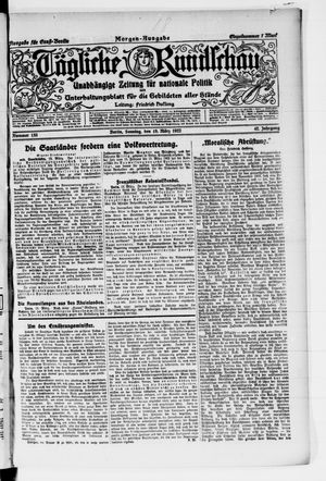 Tägliche Rundschau vom 19.03.1922