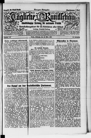 Tägliche Rundschau vom 22.03.1922