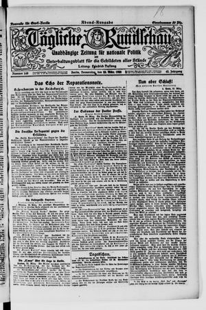 Tägliche Rundschau vom 23.03.1922