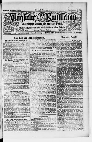 Tägliche Rundschau vom 23.03.1922