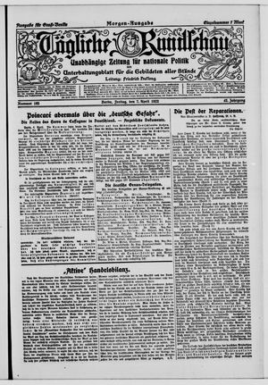 Tägliche Rundschau vom 07.04.1922