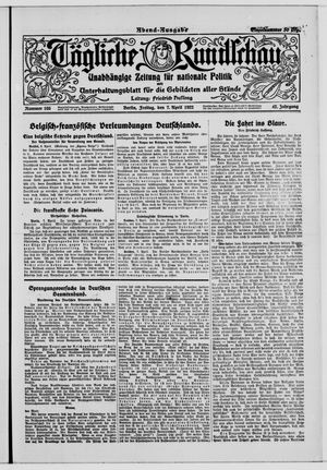 Tägliche Rundschau vom 07.04.1922