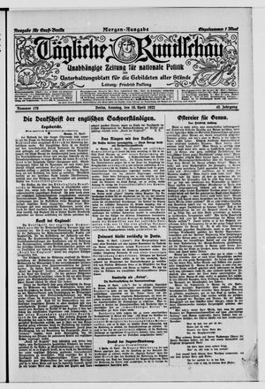 Tägliche Rundschau vom 16.04.1922