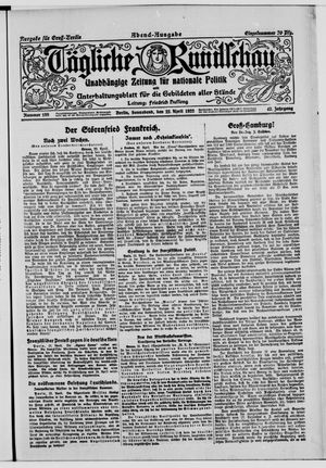 Tägliche Rundschau vom 22.04.1922