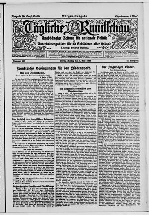 Tägliche Rundschau vom 05.05.1922