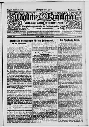 Tägliche Rundschau vom 05.05.1922