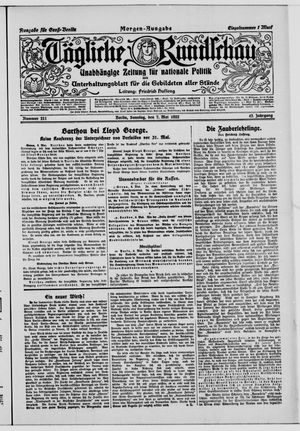 Tägliche Rundschau vom 07.05.1922