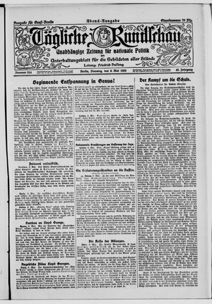 Tägliche Rundschau vom 09.05.1922